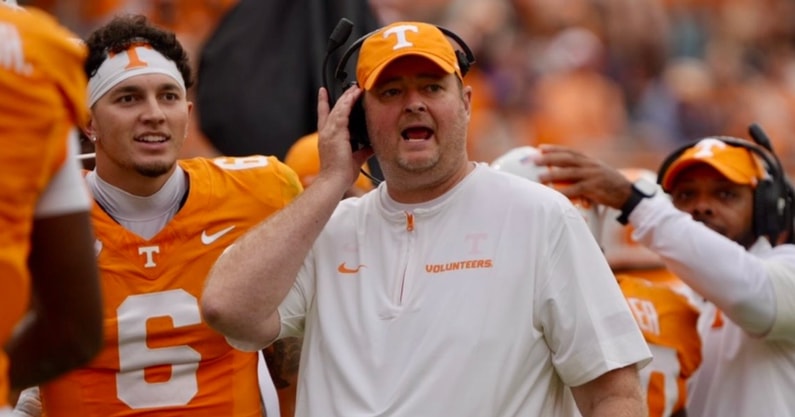Josh Heupel, Tennessee Football | Matt Ray/Volquest